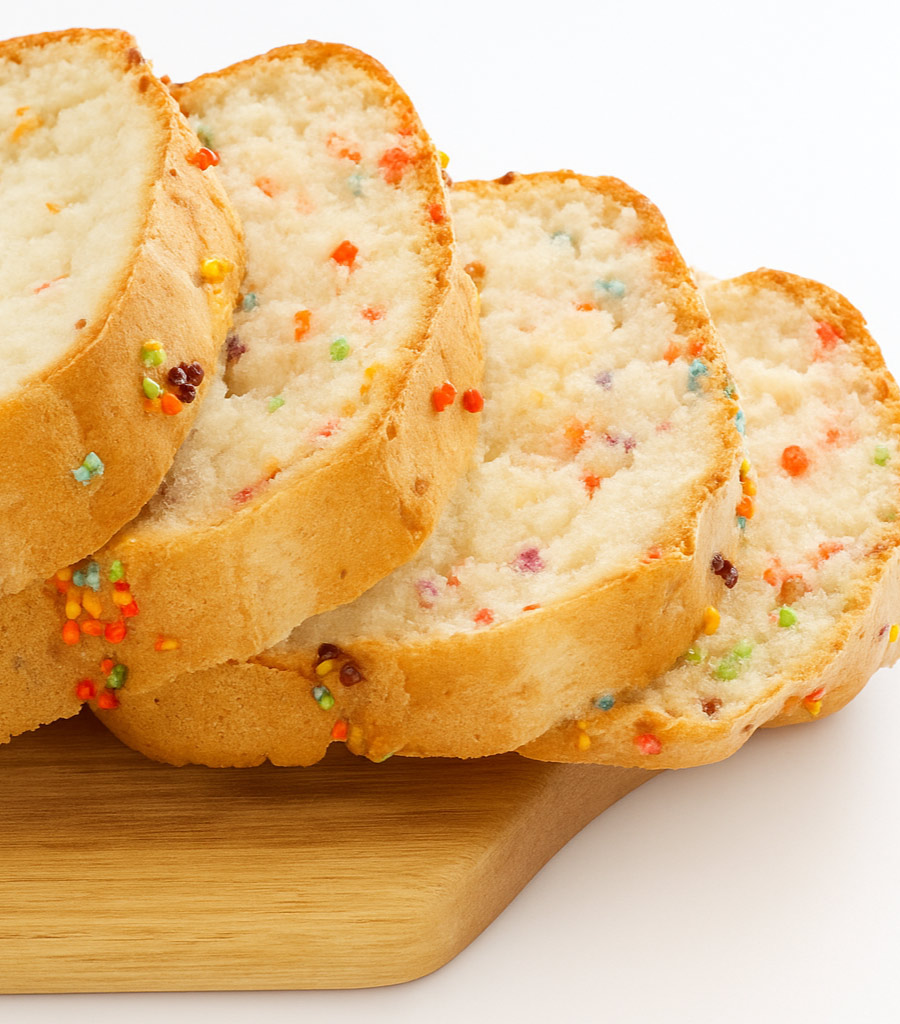 bread with grainbow inclusions