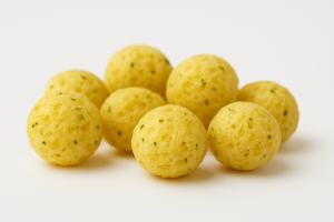 Fava Garlic Butter Crouton Puff